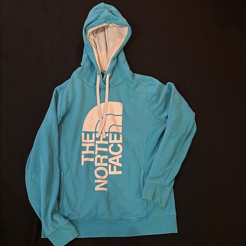 The North Face Aqua Blue Pullover Hoodie